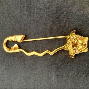 Versace safety pin brooches!